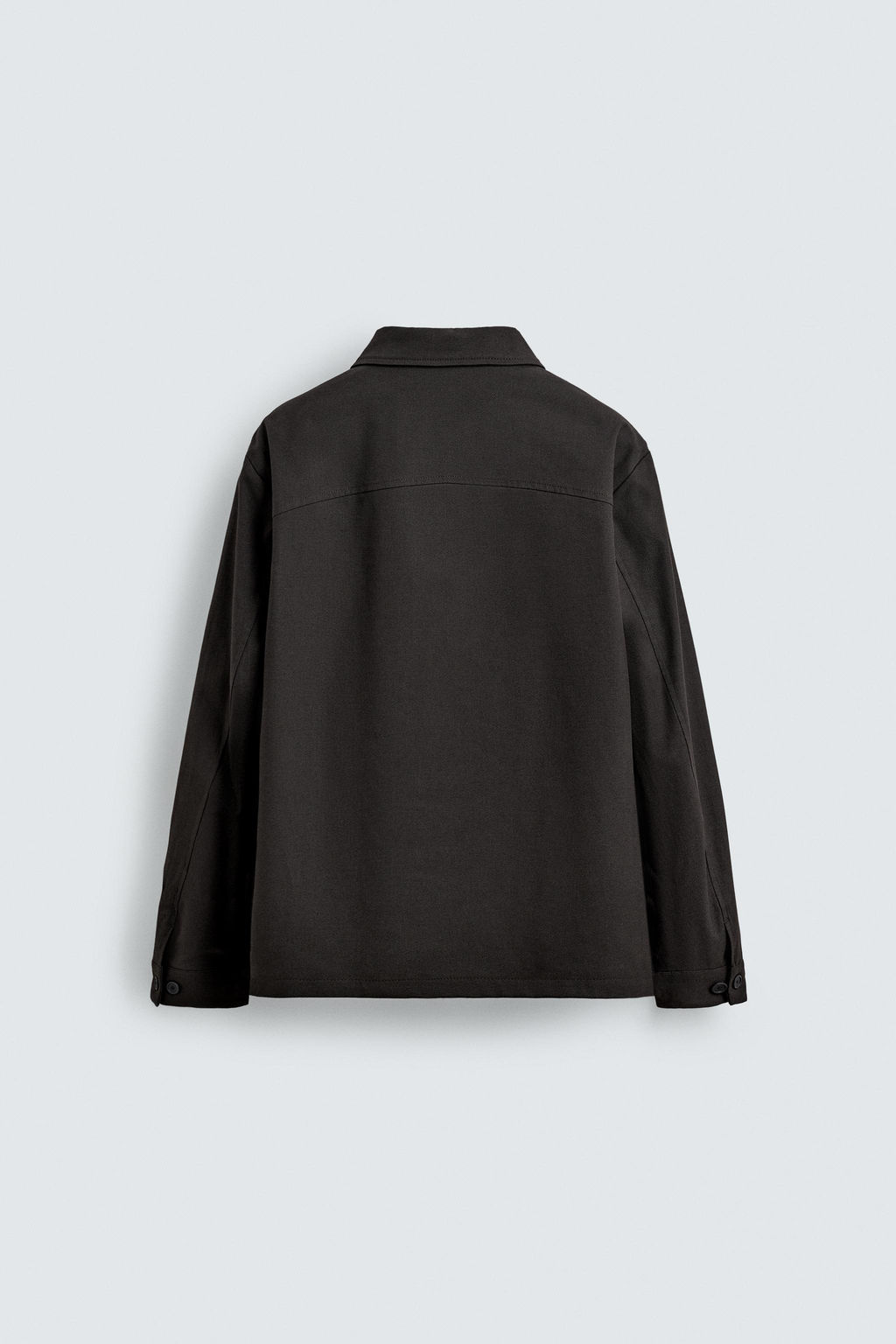RELAXED FIT TWILL OVERSHIRT - Zara фото 8
