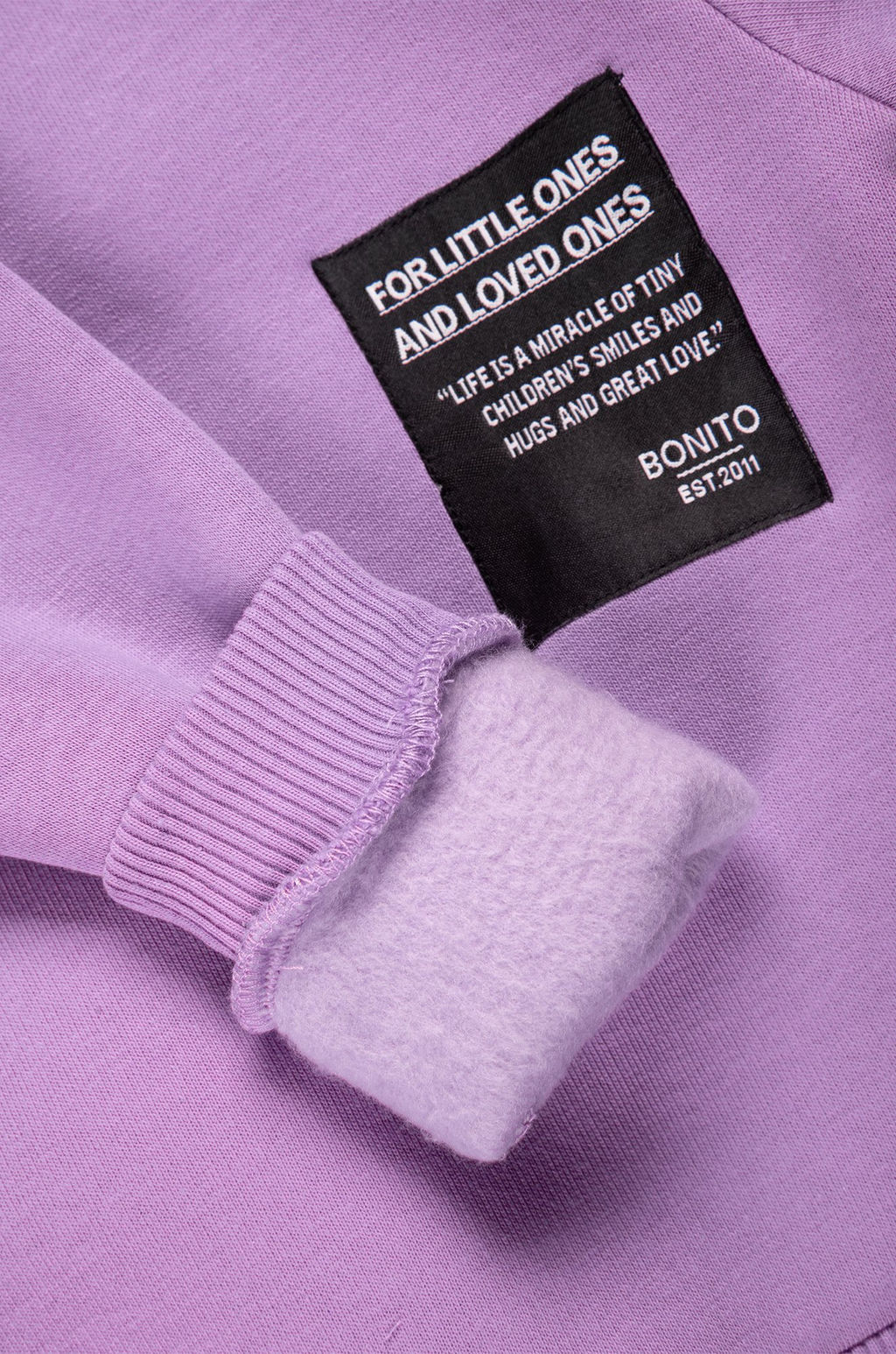 Теплый костюм для девочки из футера с начесом Bonito  фото 15