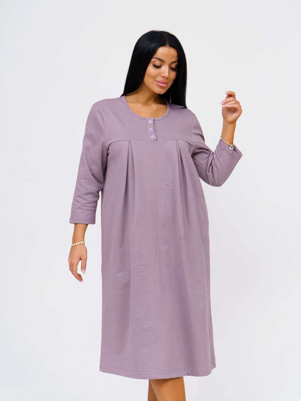 Ночная сорочка женская, цвет коричневый