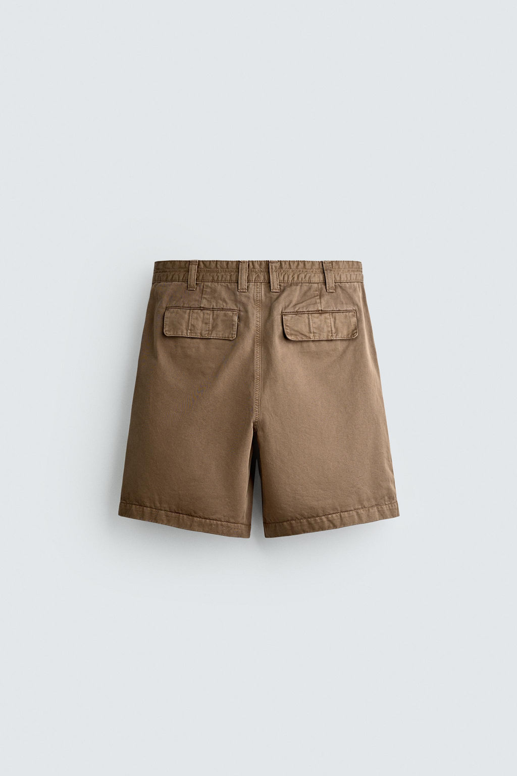 BERMUDA LAVADO EFECTO VINTAGE / Marr?n claro - Zara фото 7
