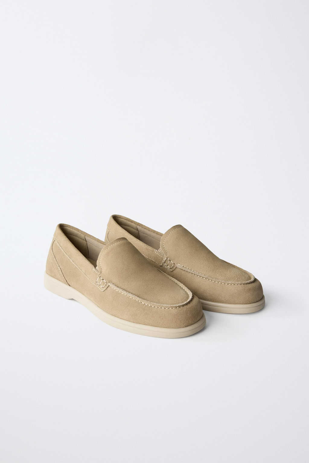SPLIT SUEDE DECK SHOES