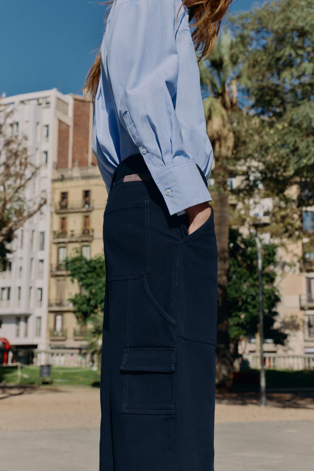 CARGO TROUSERS WITH BELT - Zara фото 4