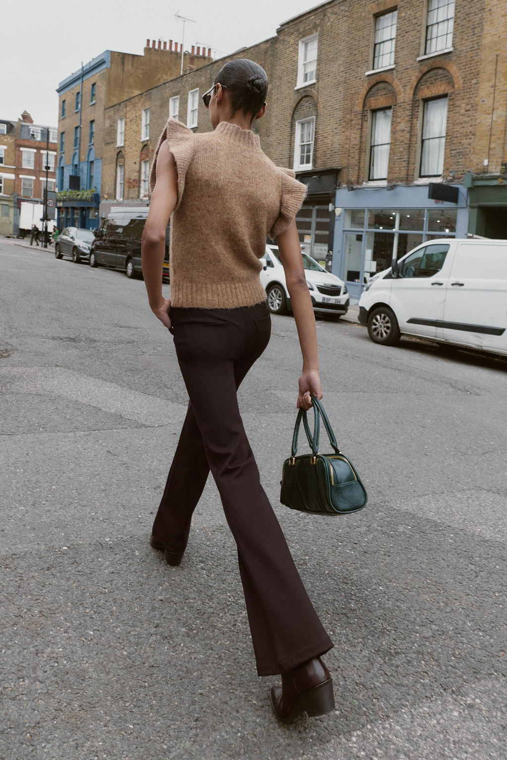 WOOL TOP WITH RUFFLES - Zara фото 5