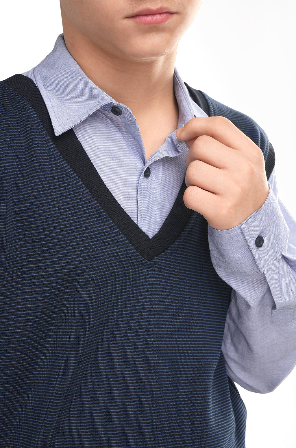 Джемпер-рубашка для мальчика Happyfox