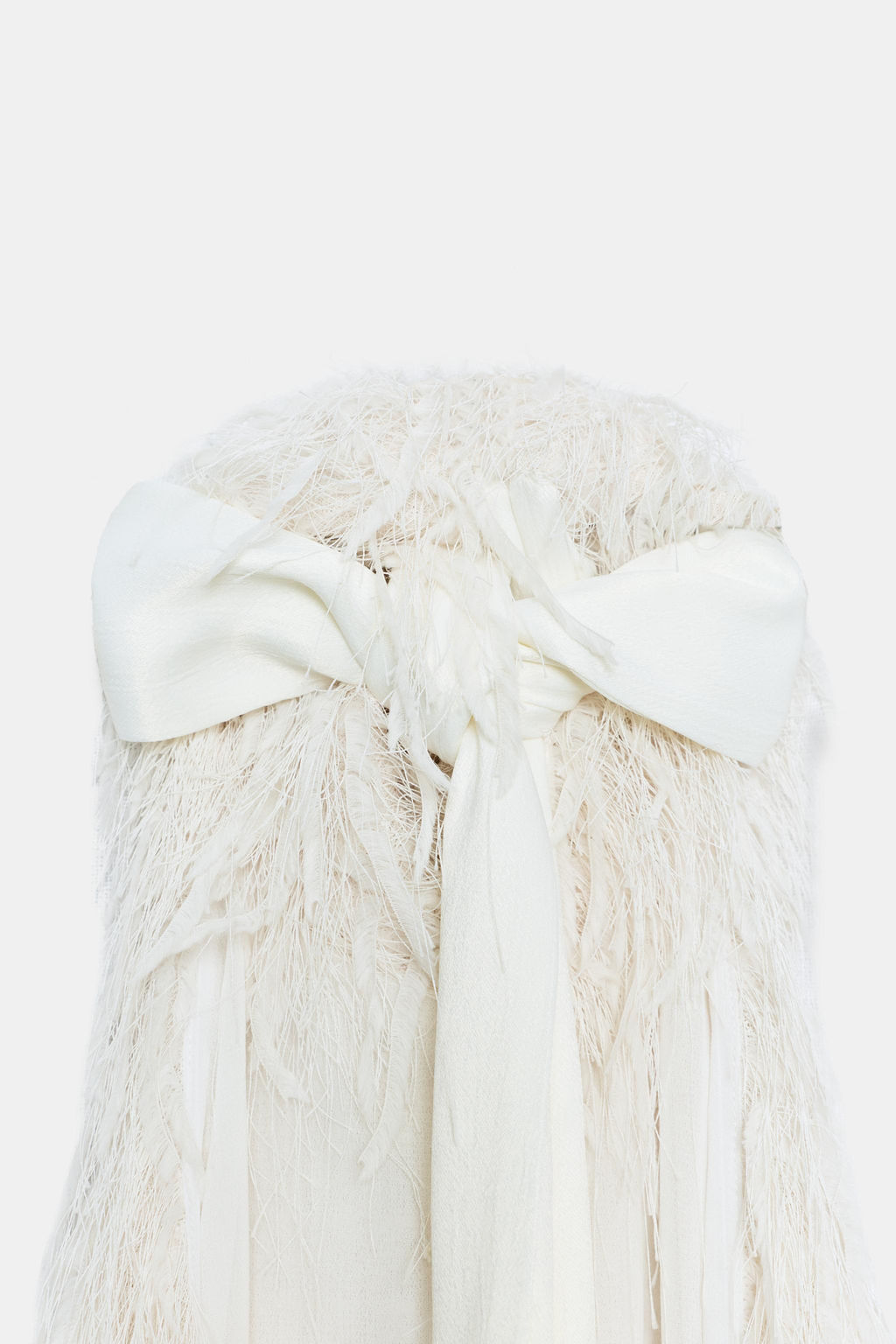 VESTIDO HALTER ZW COLLECTION / Blanco - Zara фото 10