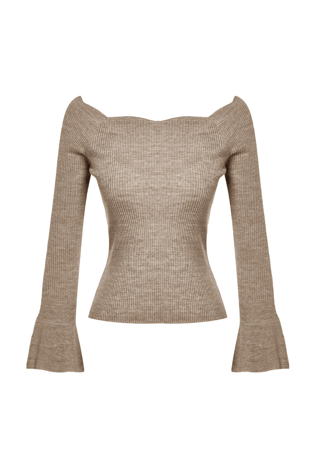 Siyah Carmen Yaka Triko Kazak TWOAW22KZ2218 - Trendyolmilla фото 20