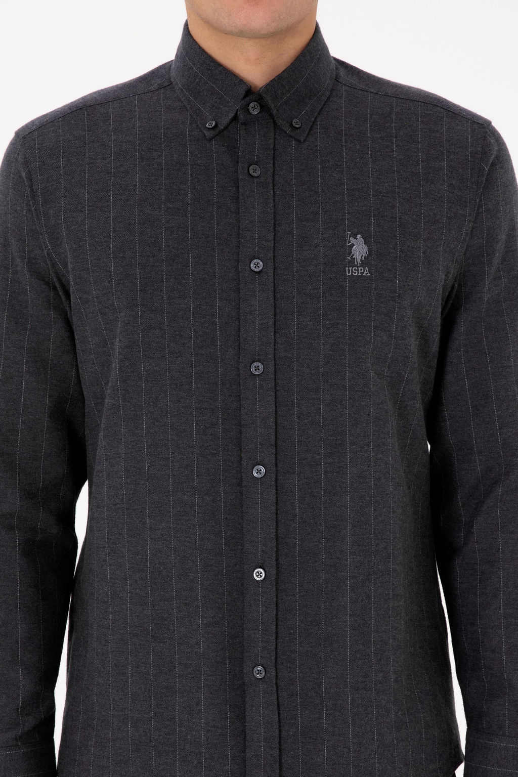 Erkek Antrasit Uzun Kollu G_mlek - U.s. polo assn фото 6