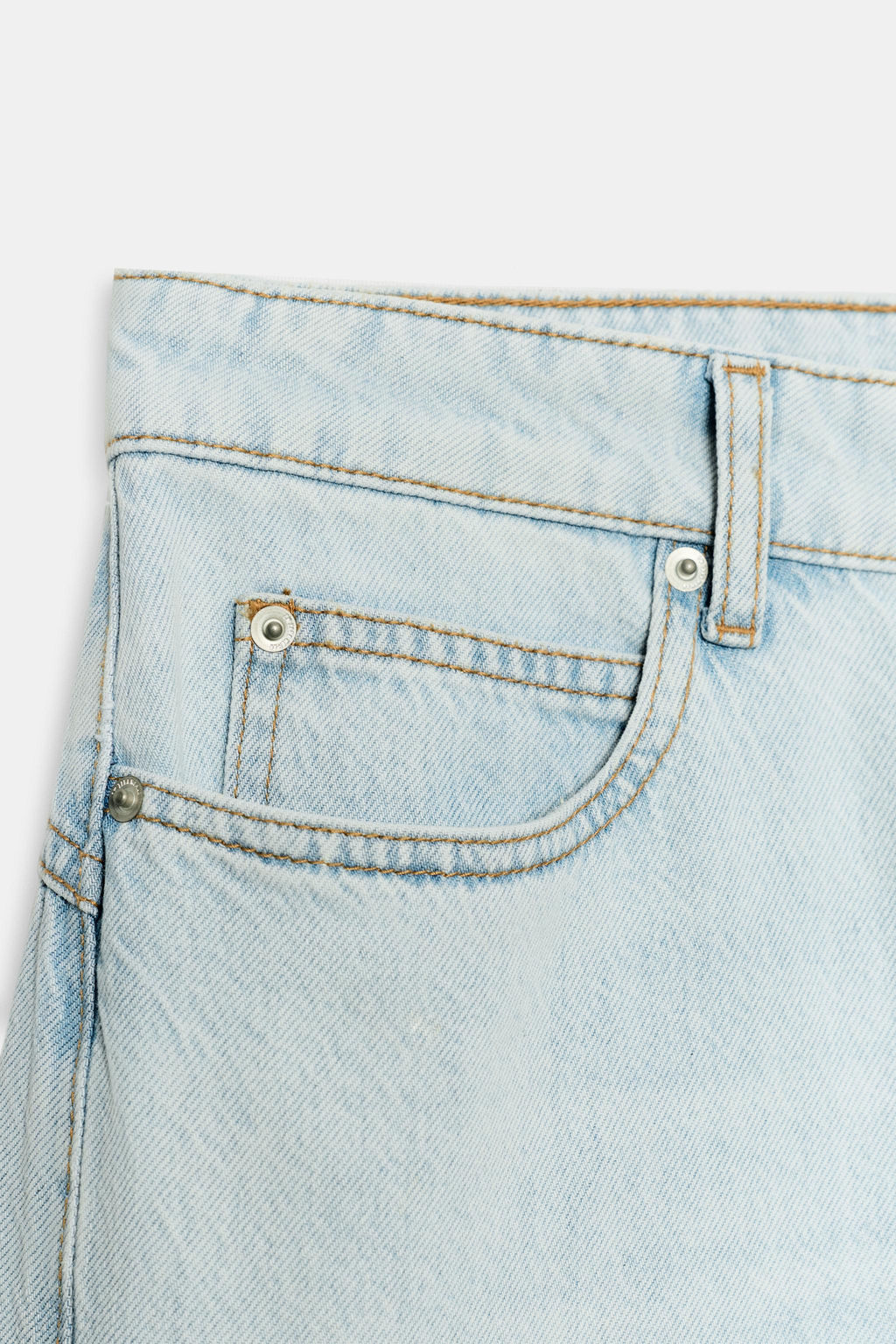 JEANS ZW COLLECTION LOOSE BARREL TIRO MEDIO / Azul - Zara фото 6