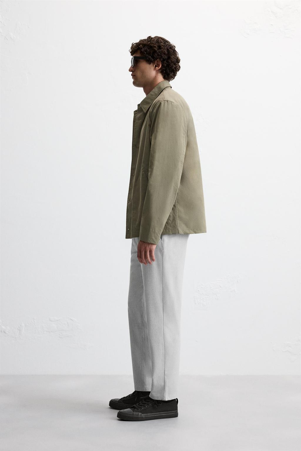 DOKULU RAHAT PANTOLON - Zara фото 44