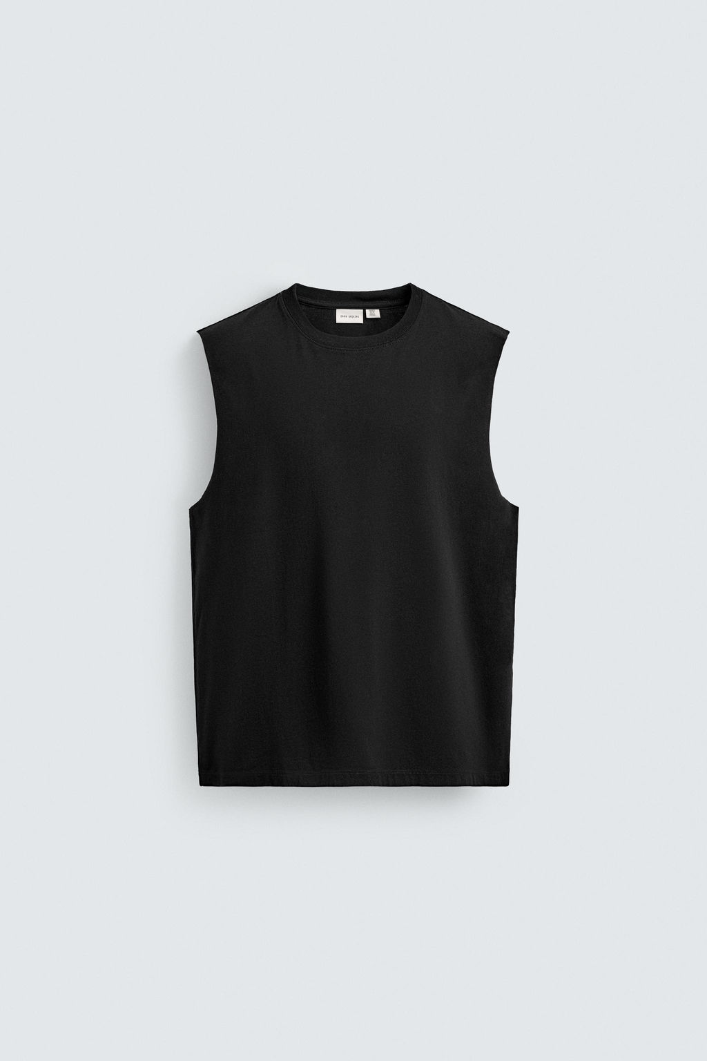 CAMISETA TANK LIGHTWEIGHT RELAXED FIT / Negro - Zara фото 6