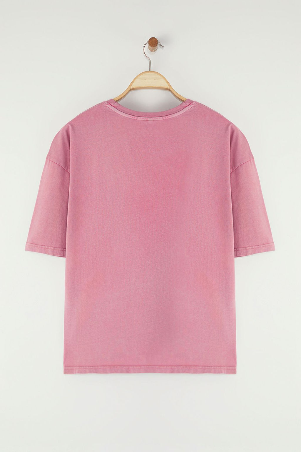 TRENDYOL MAN Gul Kurusu Oversize Kare Kesim Dusuk Omuz %100 Pamuk Basic T-Shirt TMNAW25TS00008 - Trendyolmilla фото 2