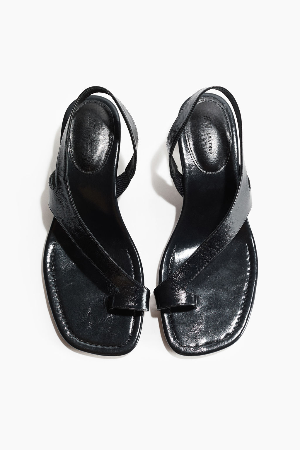 Sandalias de piel con tac?n kitten - H&m фото 3