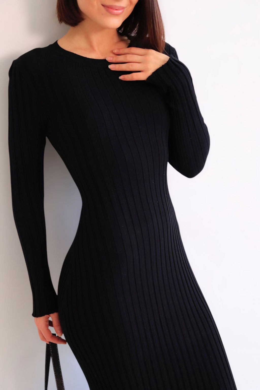 Martichelli Платье трикотажное чёрное  фото 8