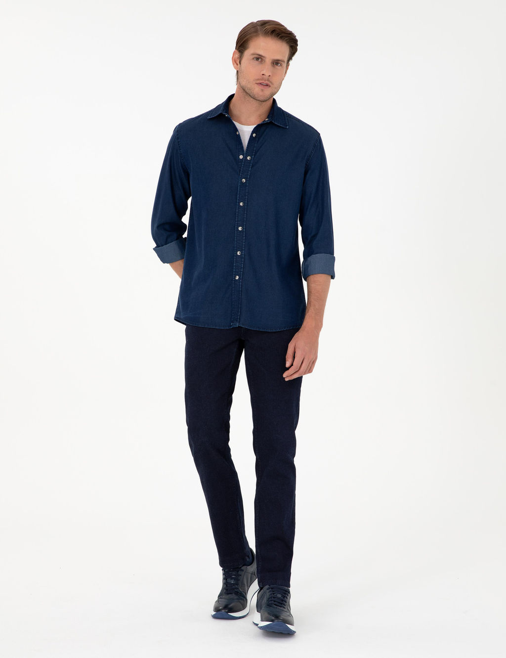 Lacivert Regular Fit Jean G_mlek - Pierre cardin фото 4