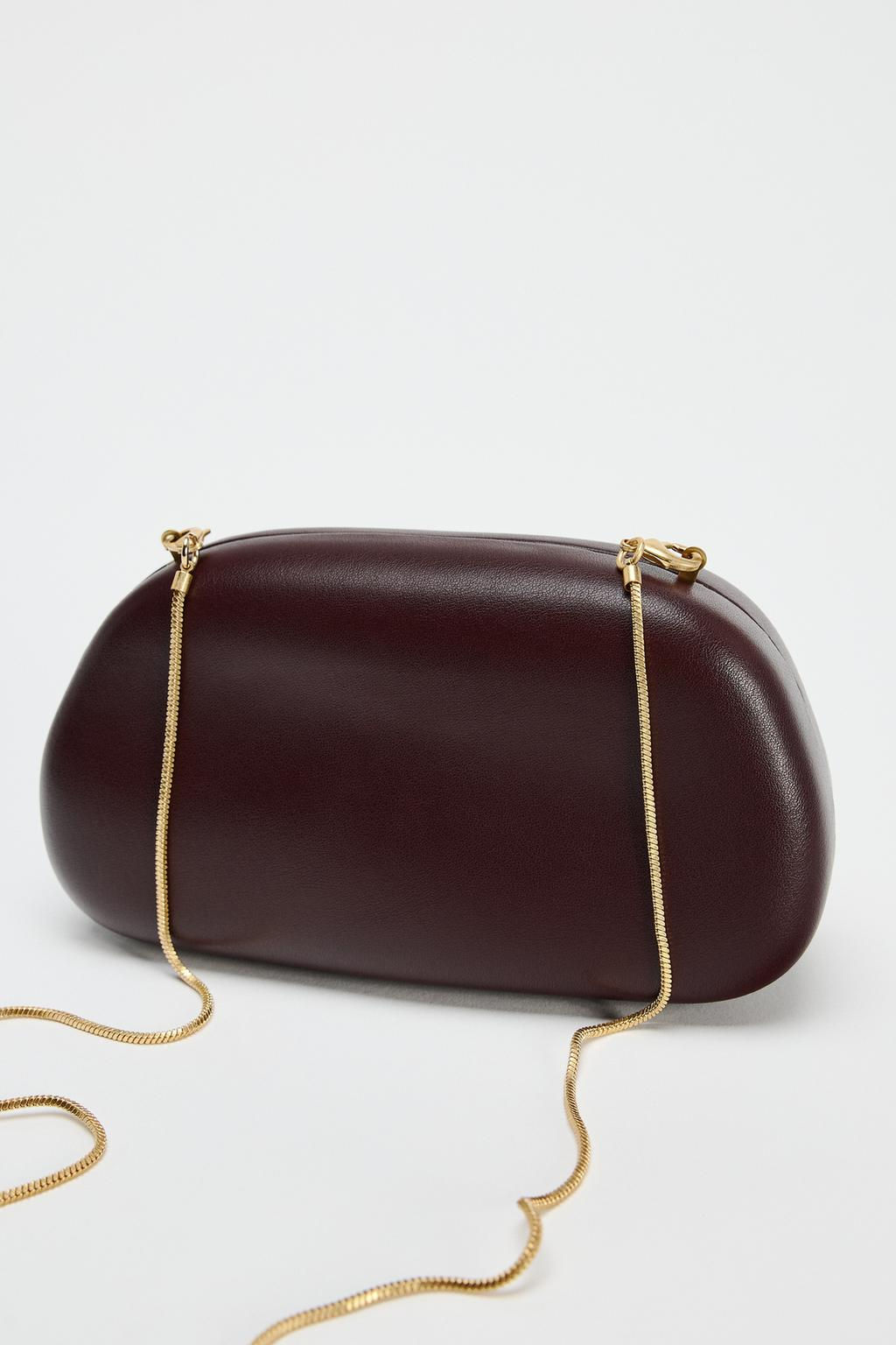GOLD-CLASPED BOX BAG - Zara фото 4