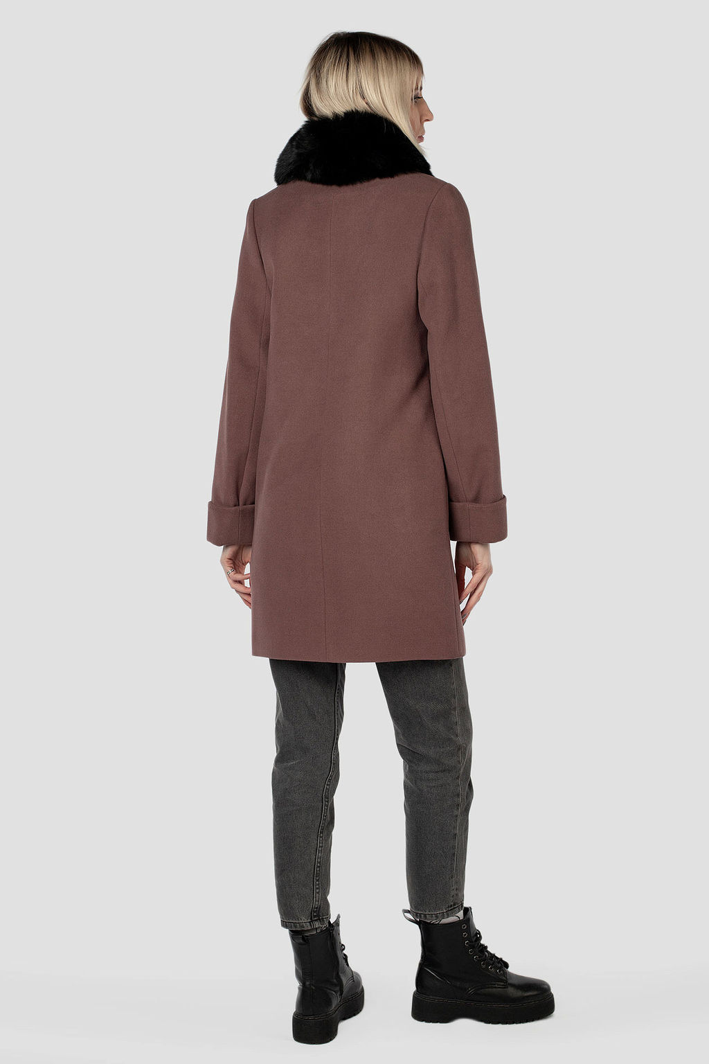 02-1661 Пальто женское утепленное - El podio фото 3