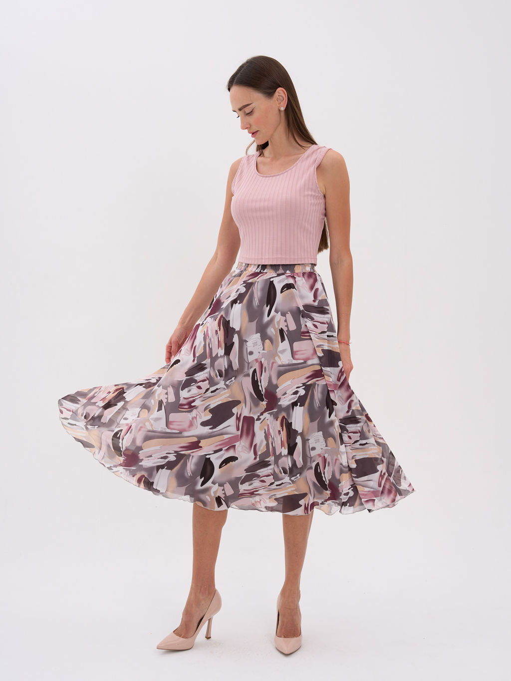 шифоновая юбка - Трика фото 2