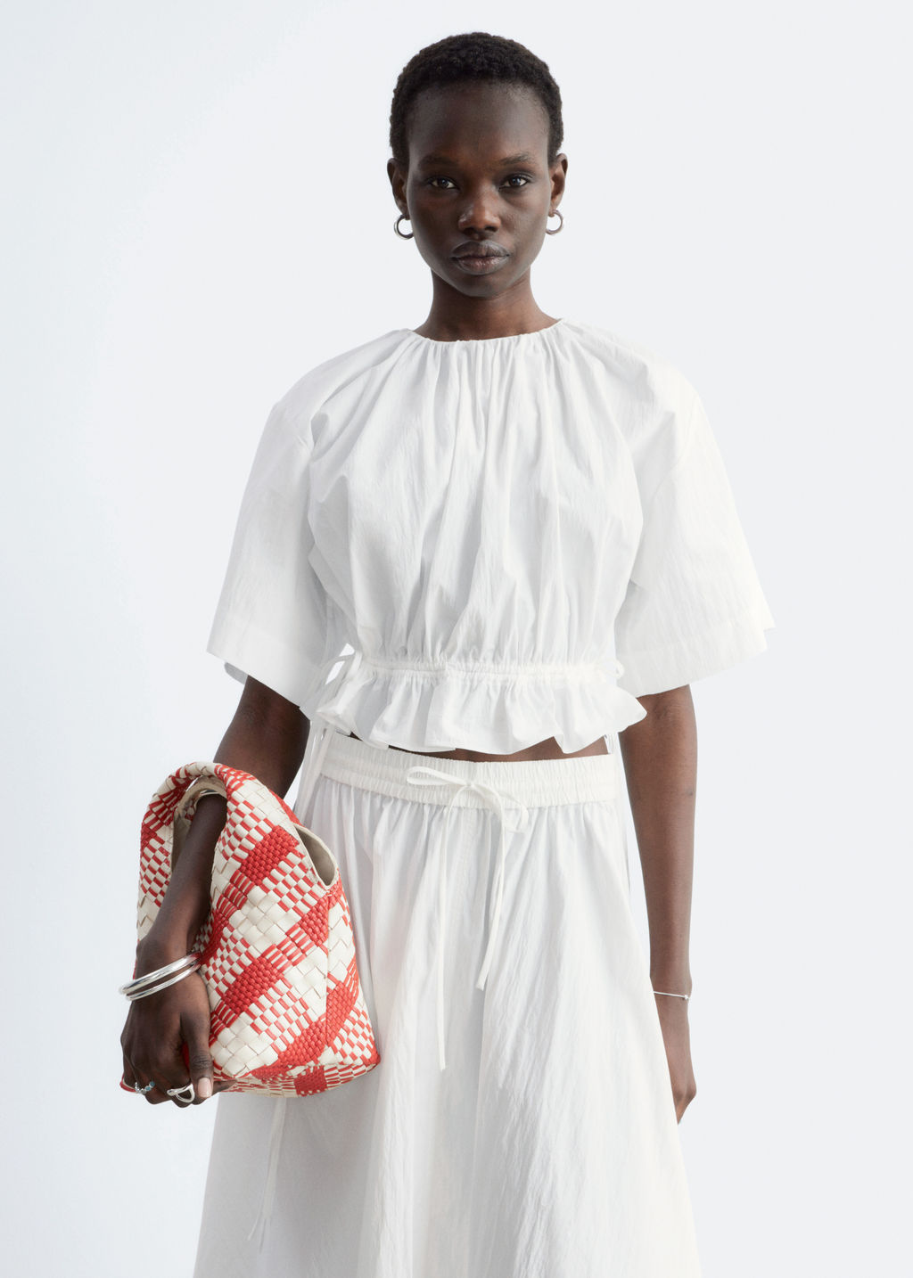 Top con cord?n de ajuste - H&m фото 3