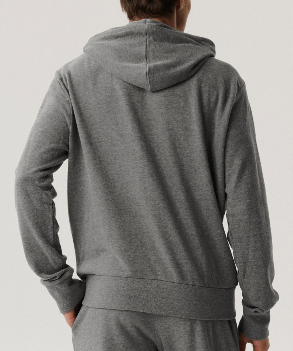 ATLANTIC HMT-001 Худи мужское French Terry темно-серый меланж фото 3