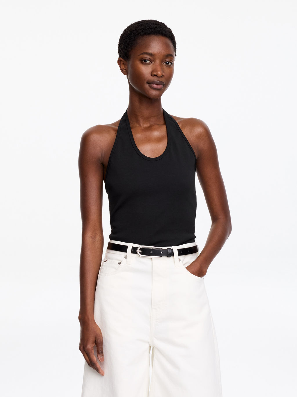 Top de cuello halter - H&m фото 3