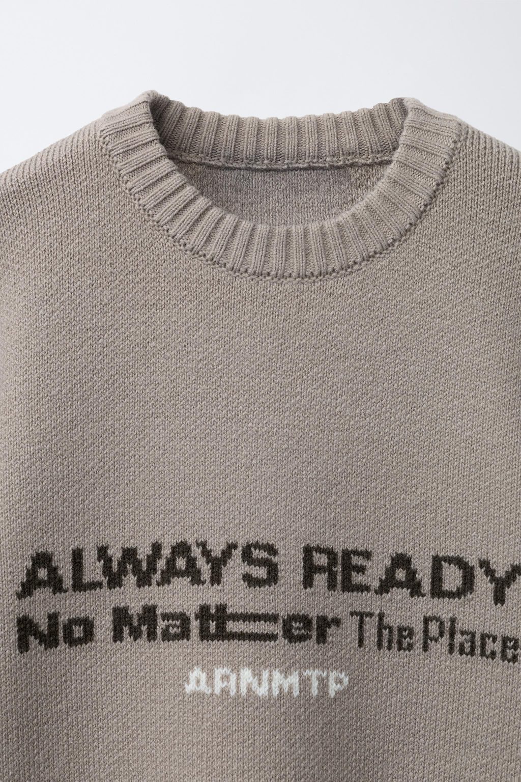 KNIT JUMPER WITH SLOGAN PRINT - Zara фото 3