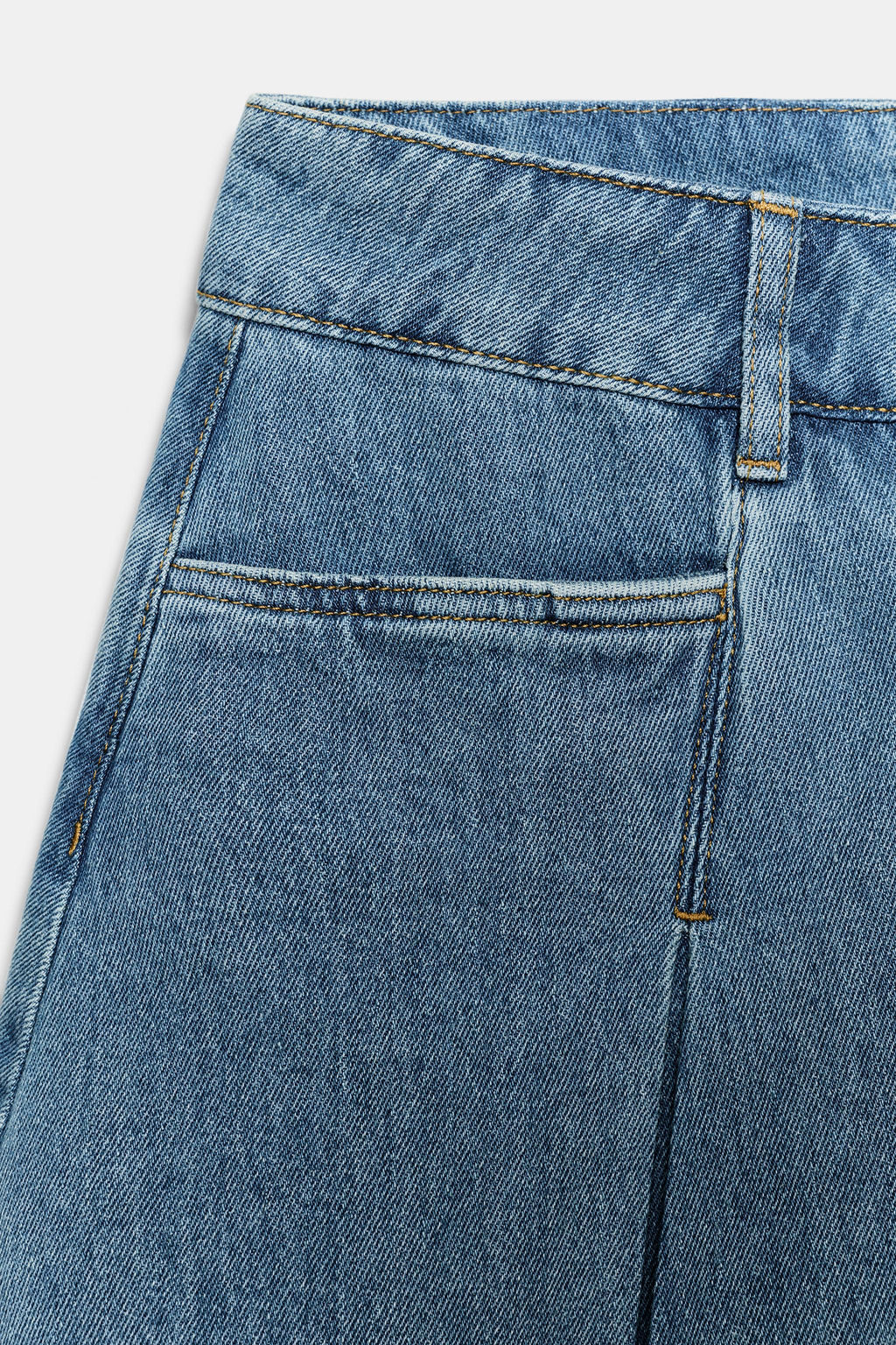 FALDA CORTA DENIM ZW COLLECTION / Azul - Zara фото 8