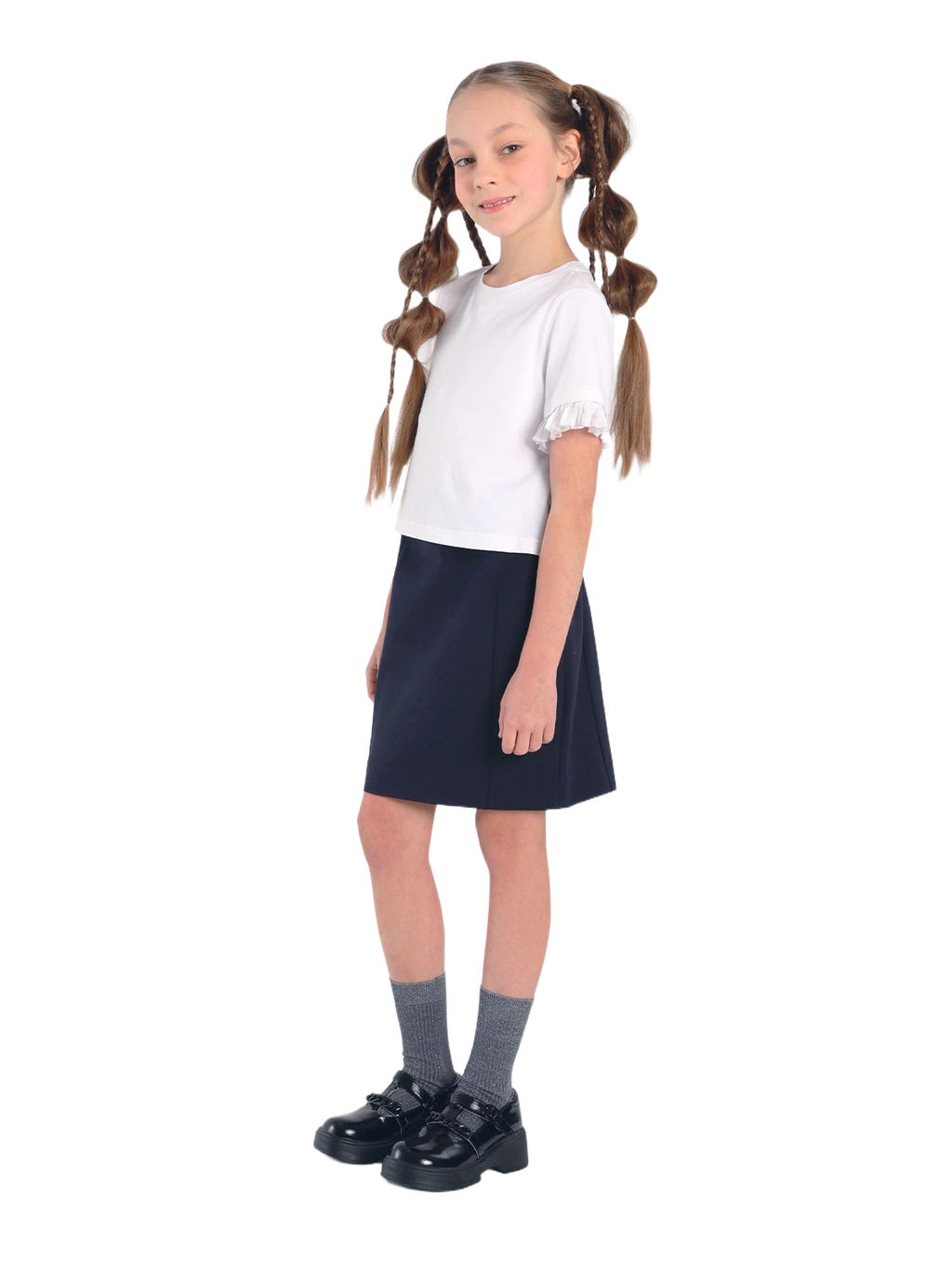 Школьный джемпер для девочки О76462 - Карамелли фото 3