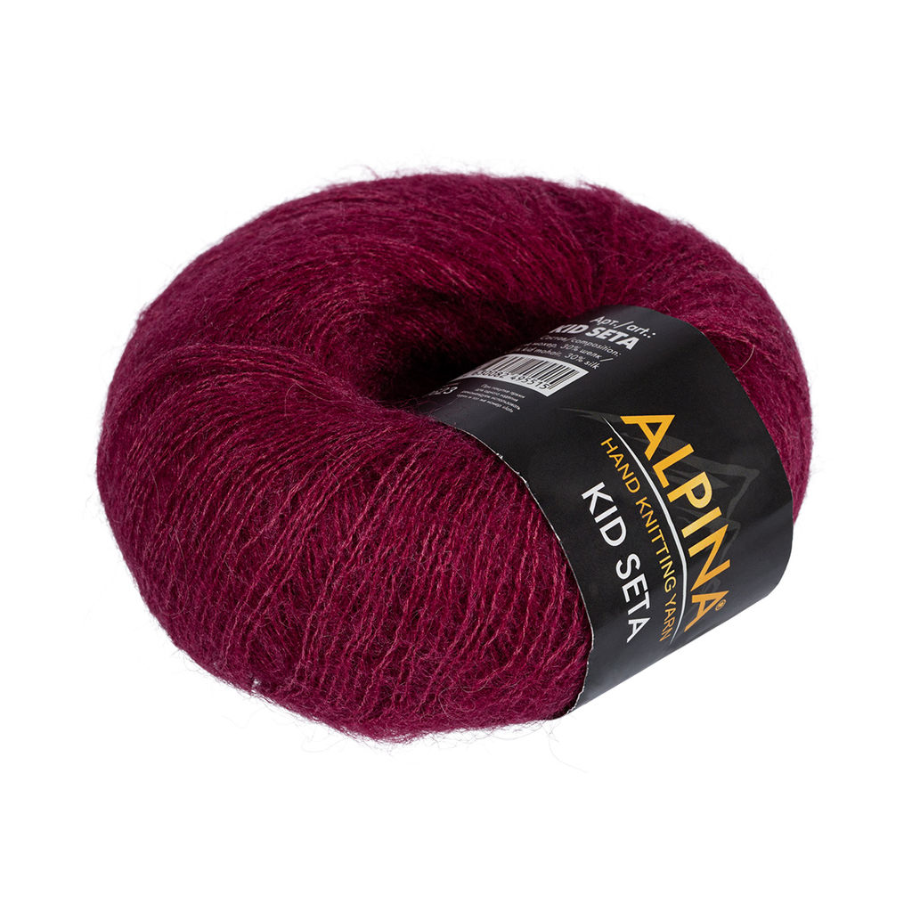 Пряжа ALPINA KID SETA 70% кид мохер, 30% шелк 4 шт. х 25 г 225 м  5 м