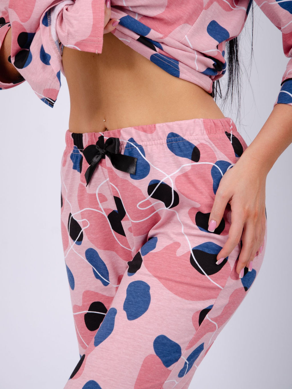 Пижама "Классика" пятна, трикотаж