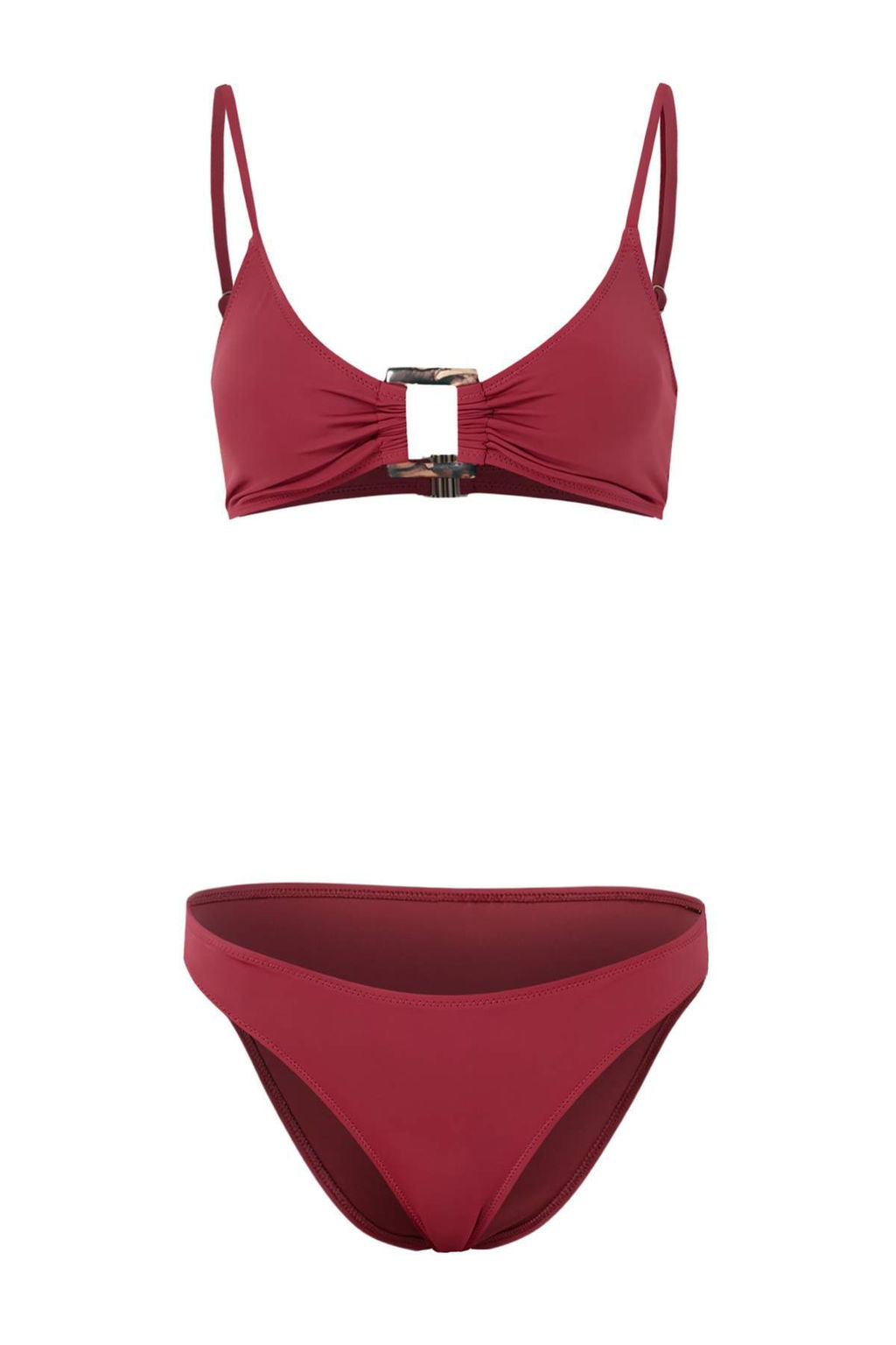TRENDYOLMILLA Siyah Bralette Aksesuarl? Regular Bikini Tak?m? TBESS25BT00054  фото 19