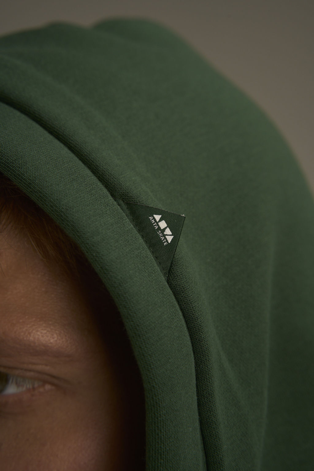 Худи утепленное Зеленый