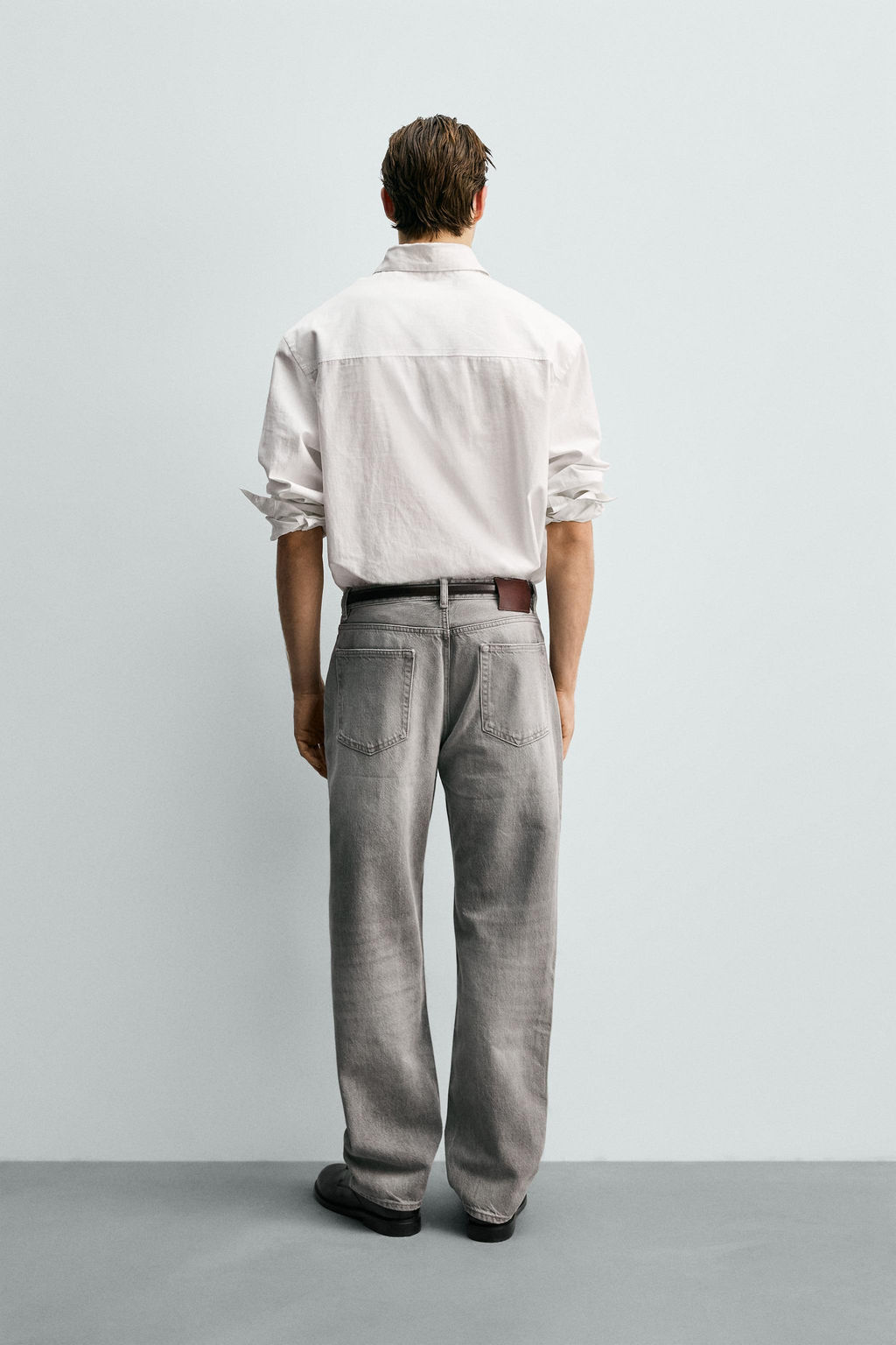 JEANS STRAIGHT FIT / Gris - Zara фото 3