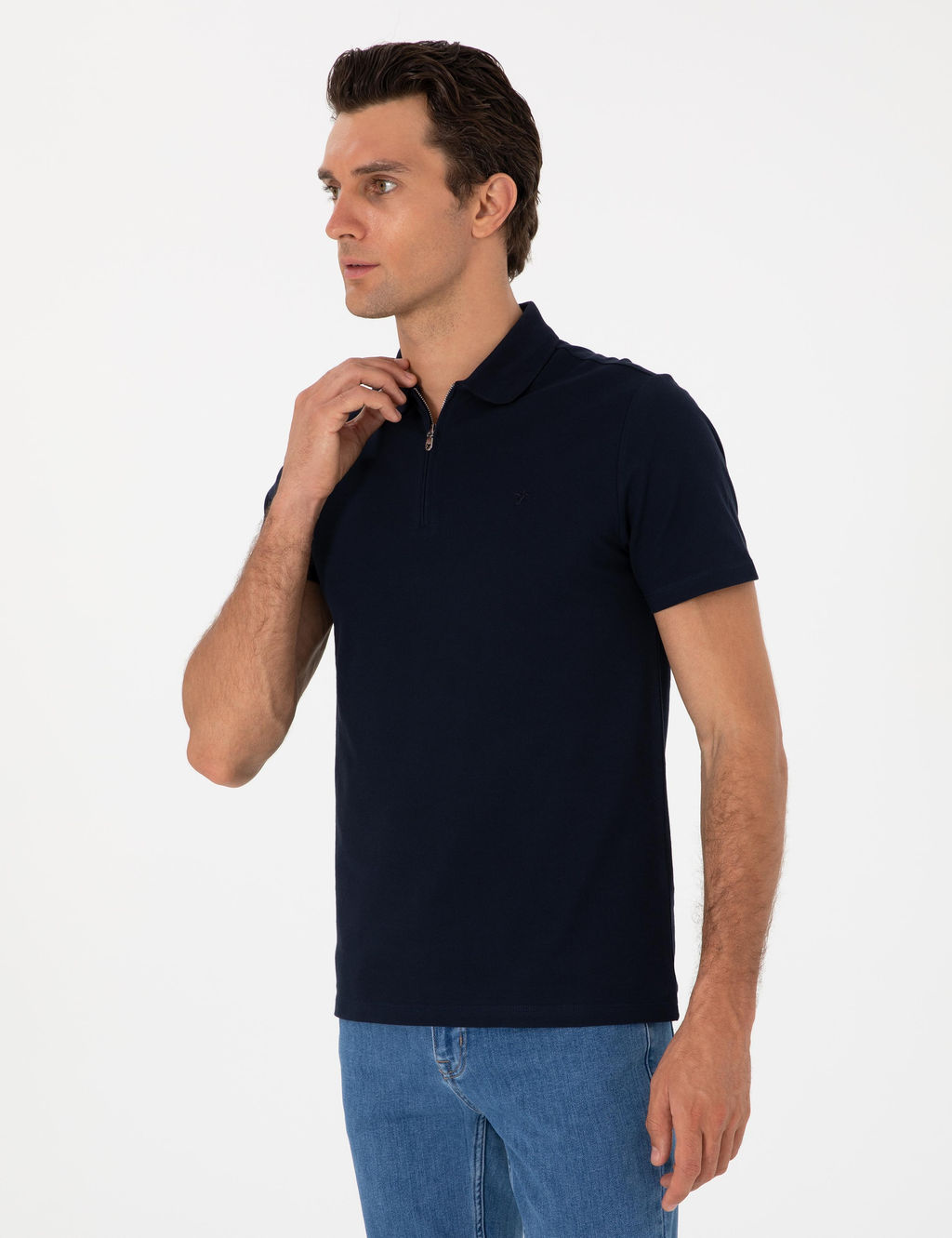 Lacivert Slim Fit Ti__rt - Cacharel фото 3