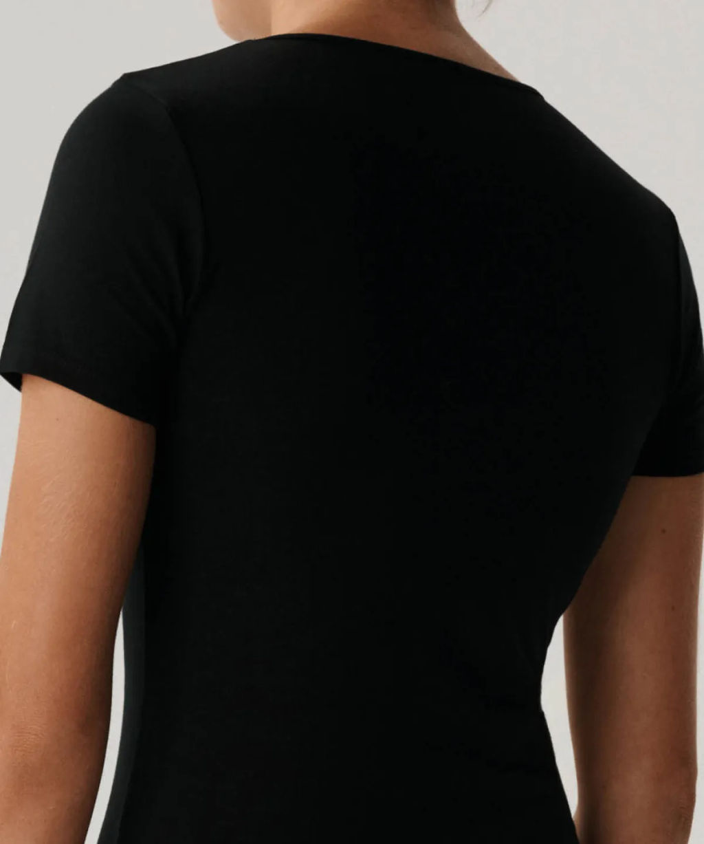 ATLANTIC BLV-199 Футболка Basic черный  фото 4