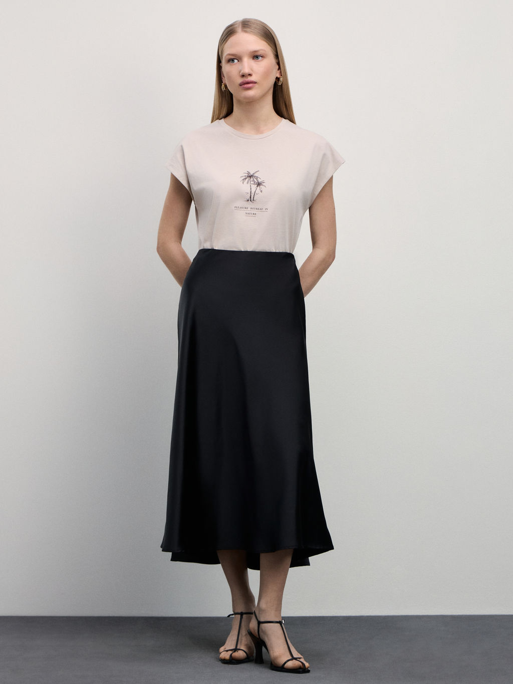 Футболка с принтом / Zarina  фото 2