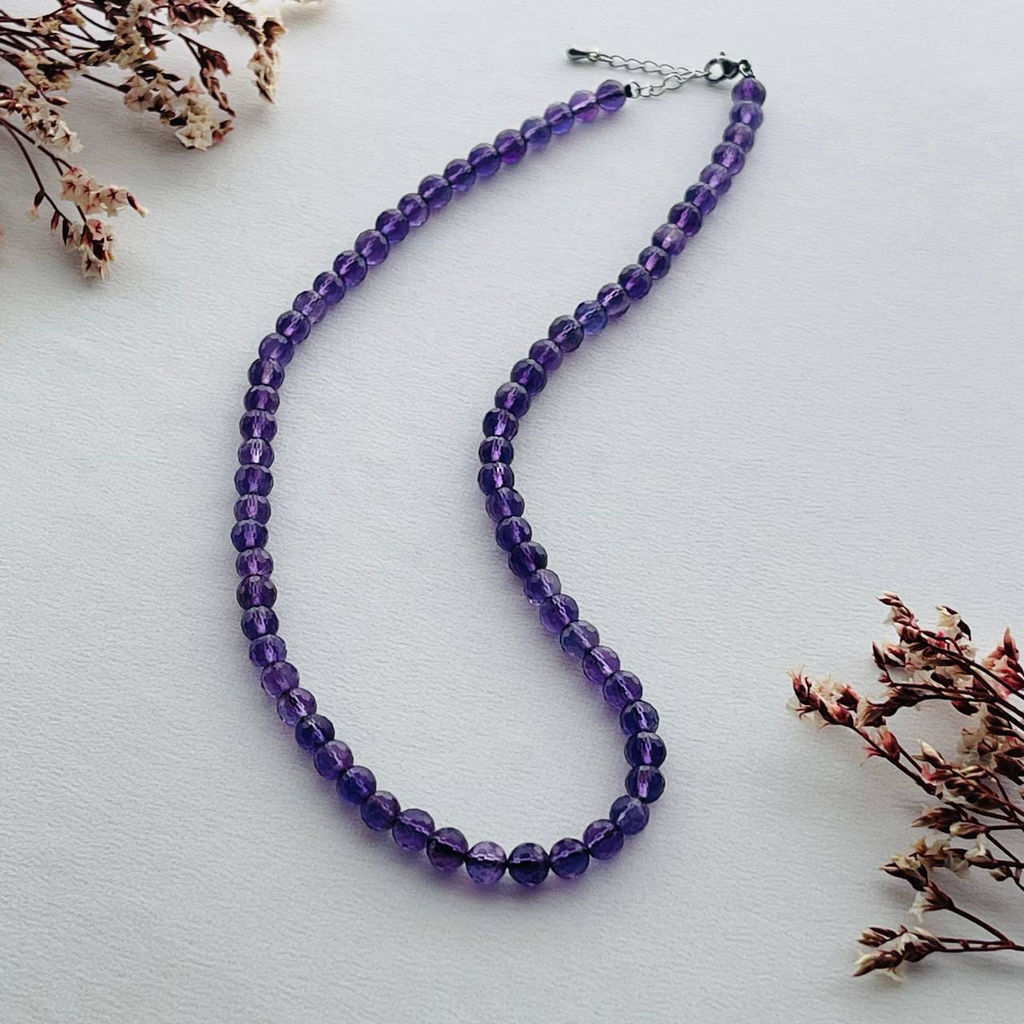 Бусы из Аметиста огранка 46 см +
