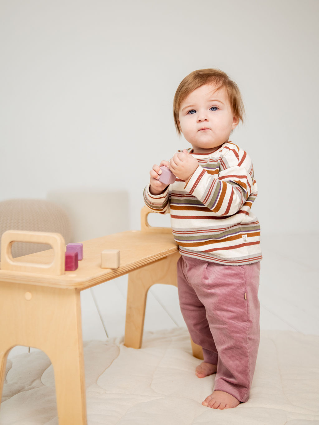 Брюки вельветовые Пудра 0+ - Bungly фото 16