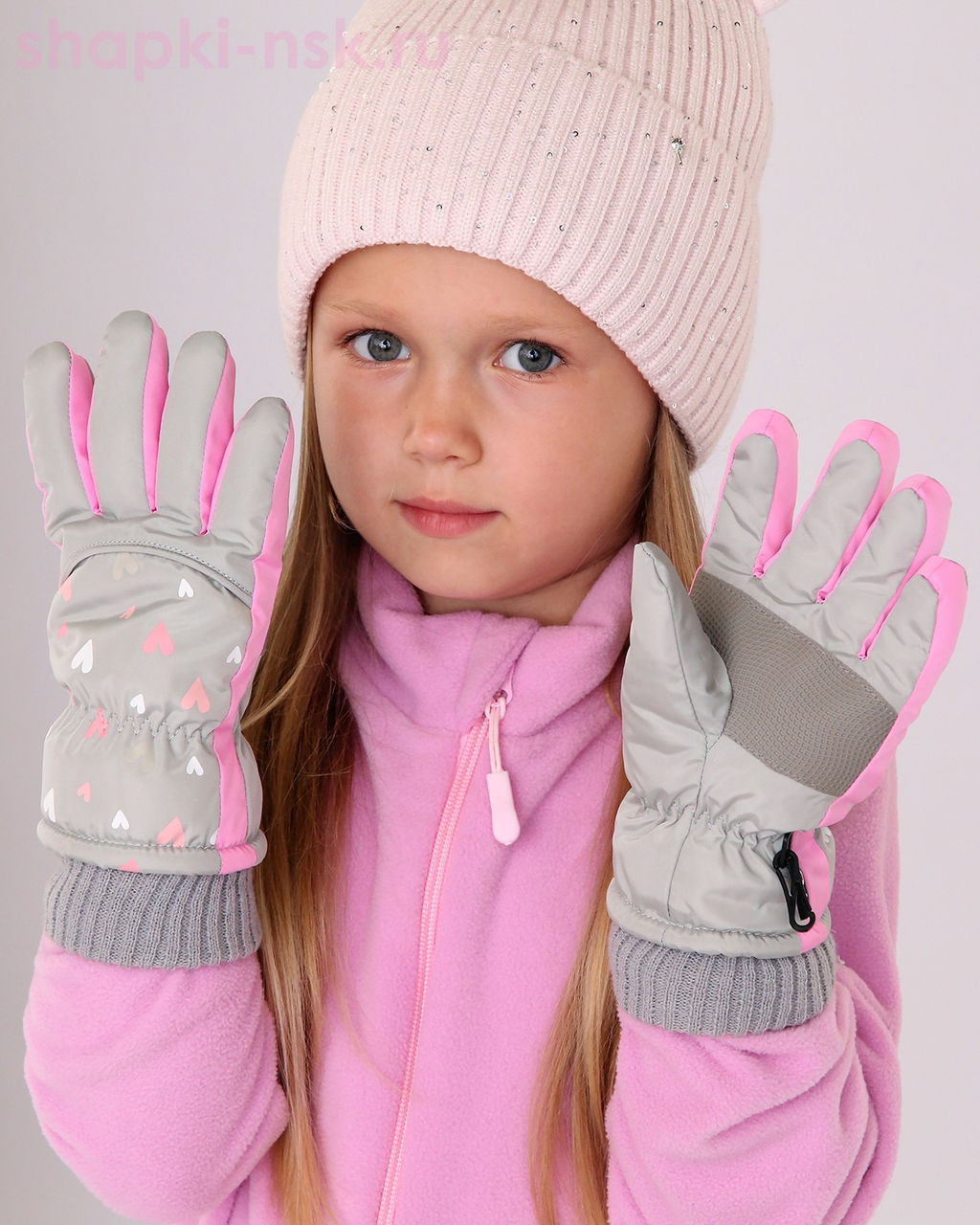 050-TCH Перчатки для девочки (3-5 лет)