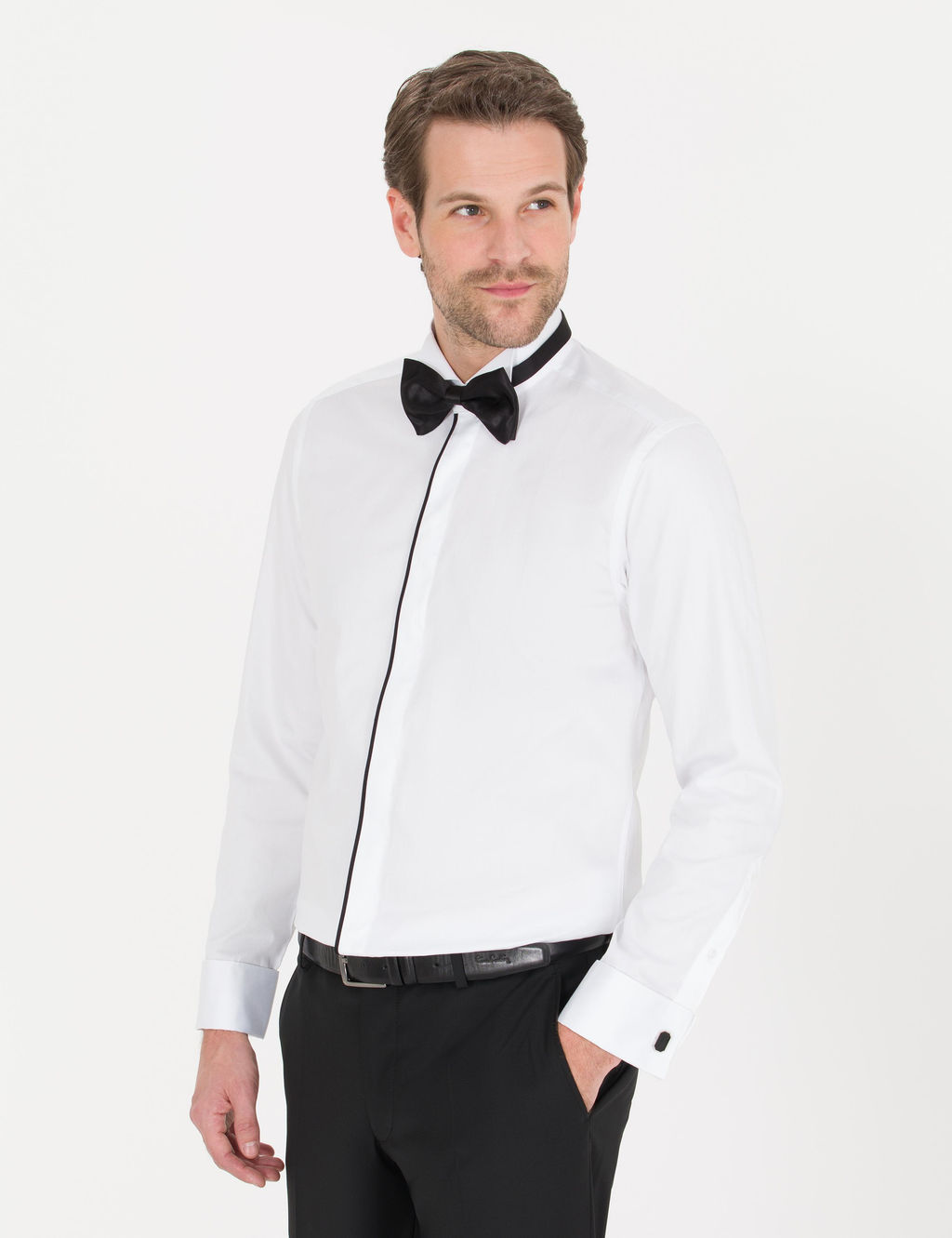 Beyaz Slim Fit Smokin G_mlek - Pierre cardin фото 4