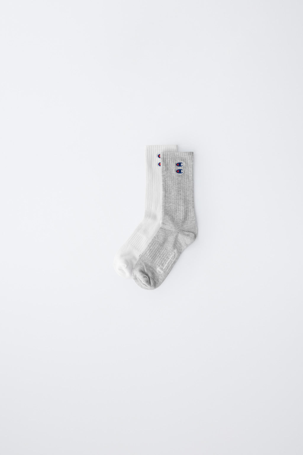 2-PACK OF CHAMPION ® X ZARA LOGO EMBROIDERED SOCKS