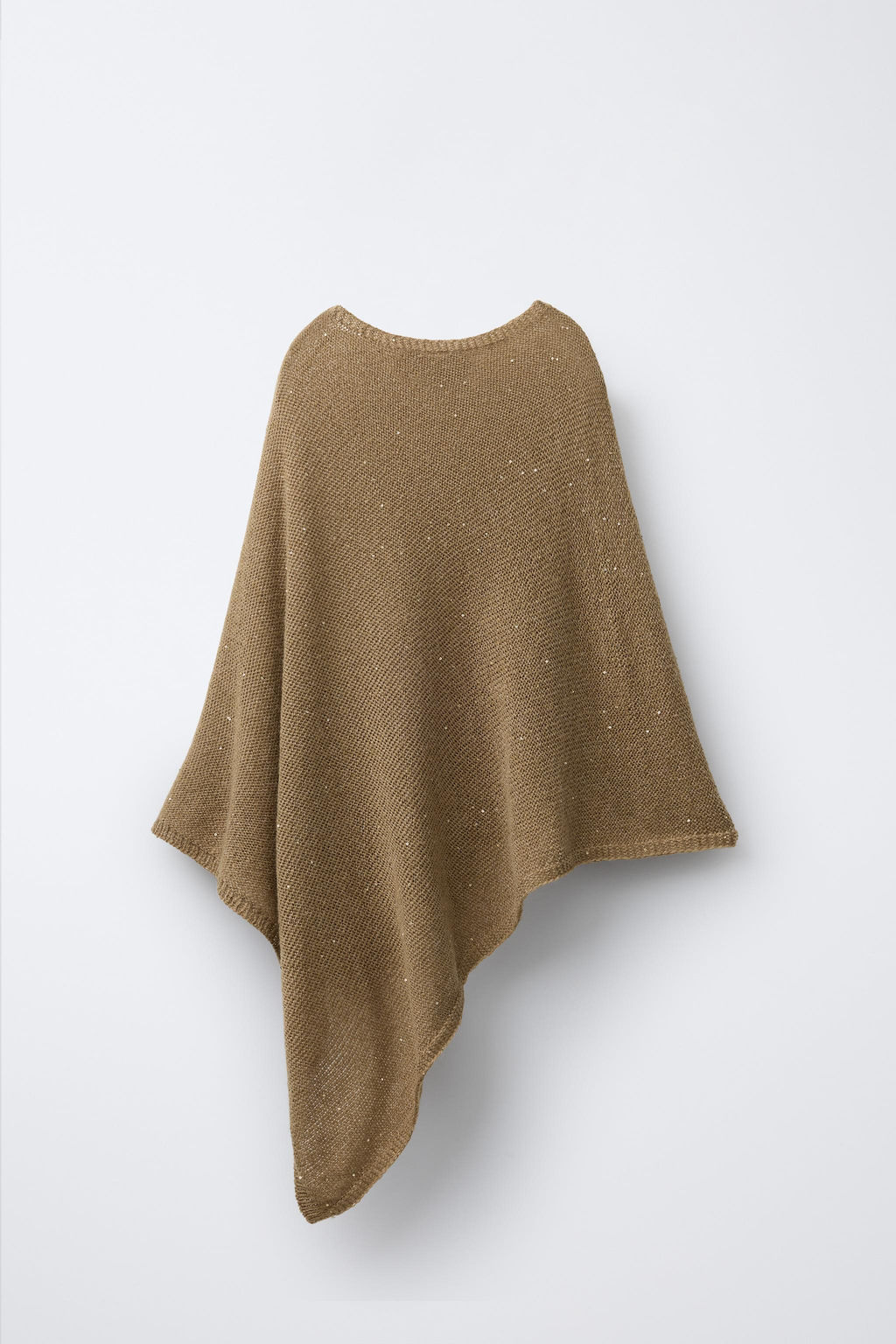 KNIT CAPE WITH SEQUINS - Zara фото 2