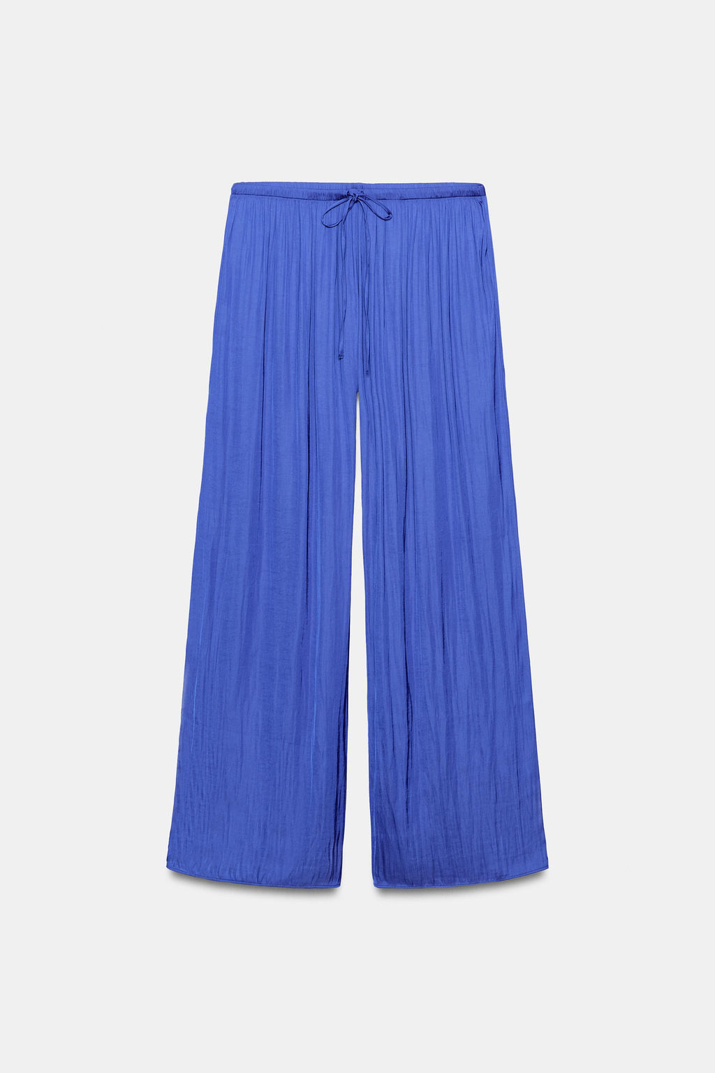 PANTAL?N FLUIDO PALAZZO / Azul el?ctrico