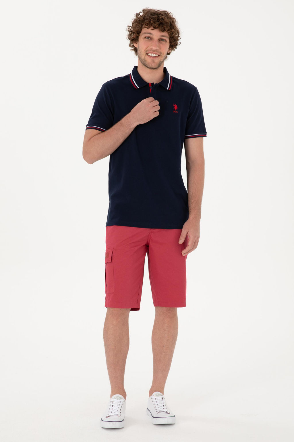 Erkek Lacivert Basic Ti__rt Sepette S_rpriz _ndirim - U.s. polo assn фото 4