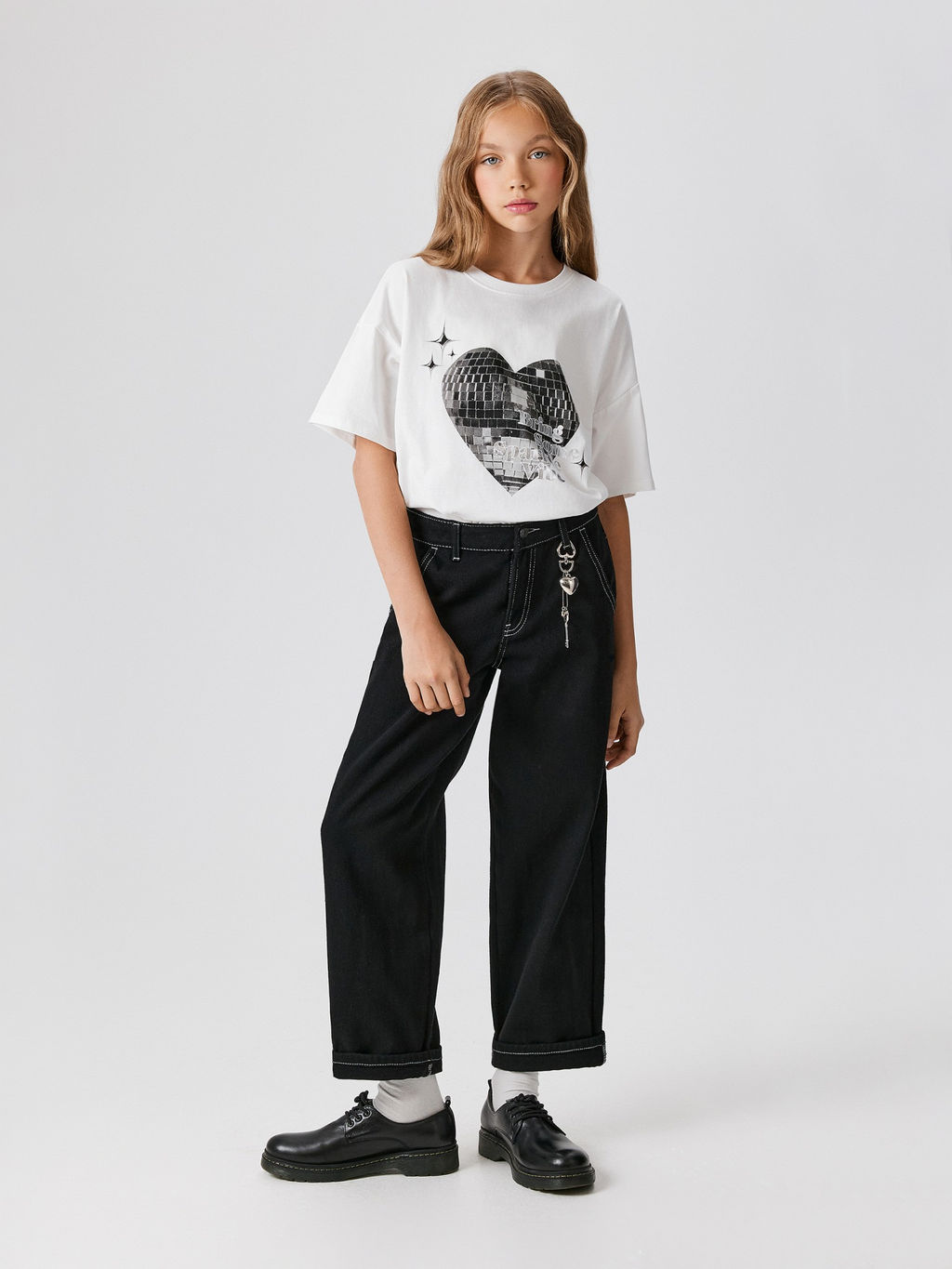 ACOOLA / Футболка детская для девочек Gulu белый  фото 2