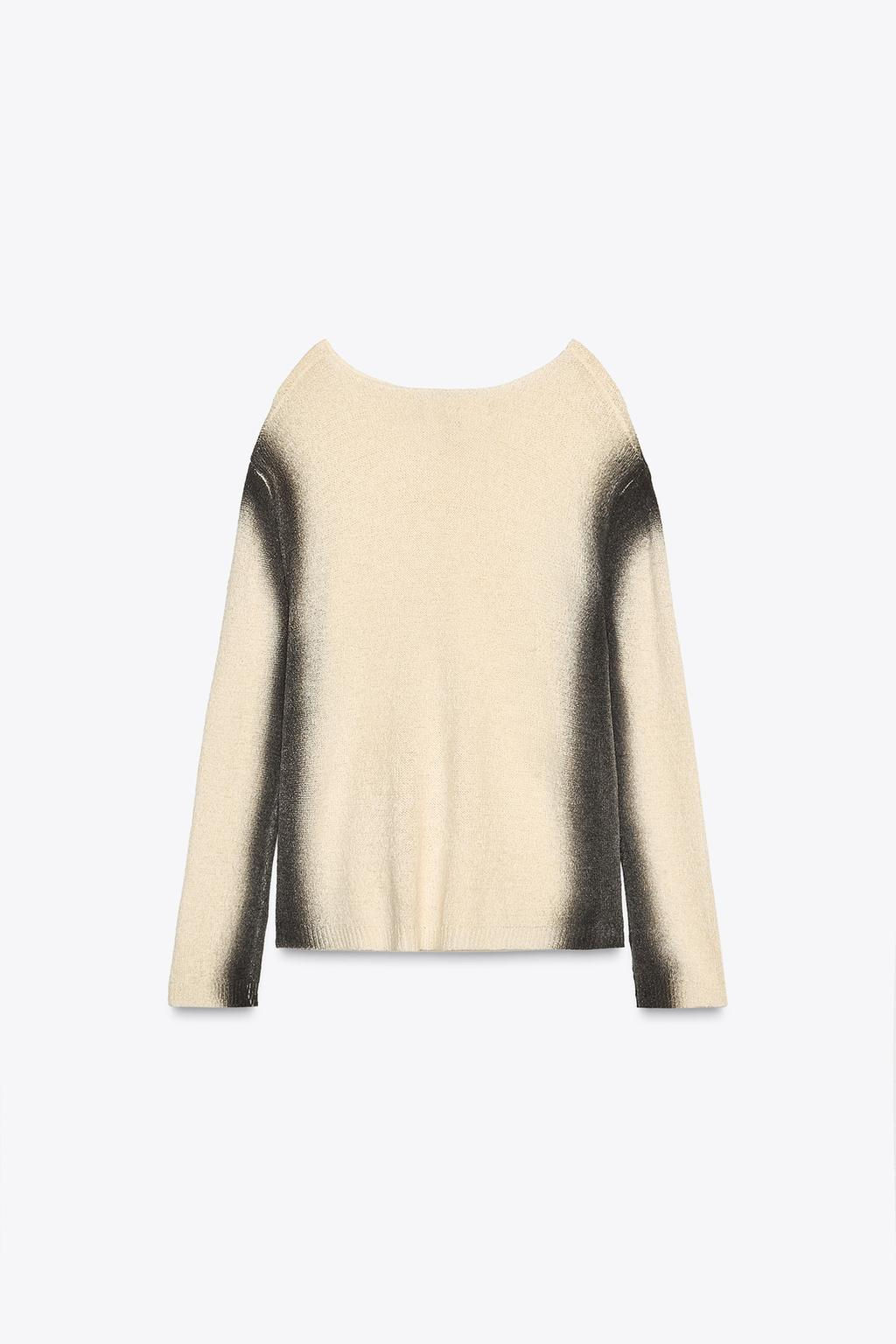 FADE PRINT KNIT SWEATER - Zara фото 7