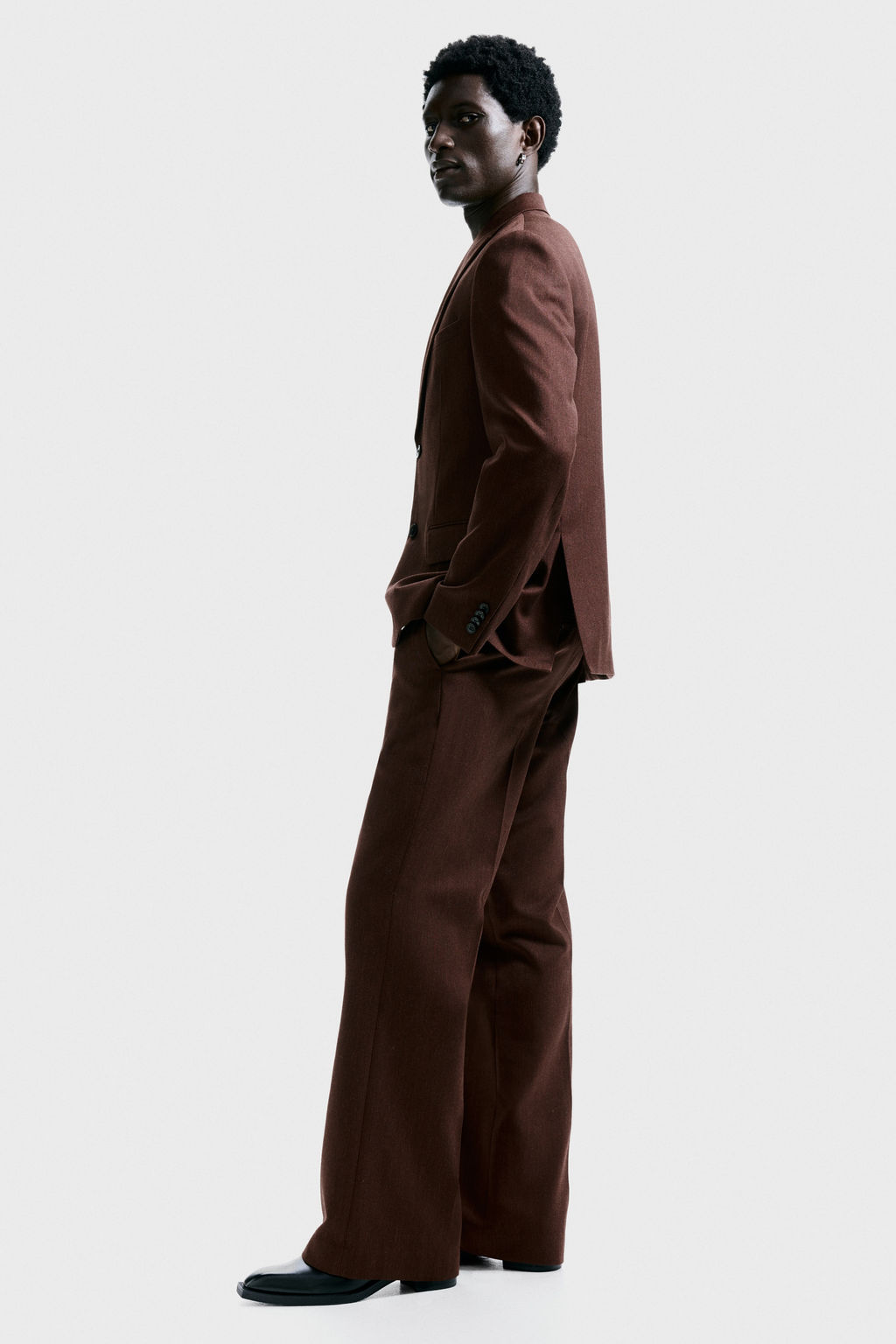 Americana de botonadura sencilla Regular Fit - H&m фото 6