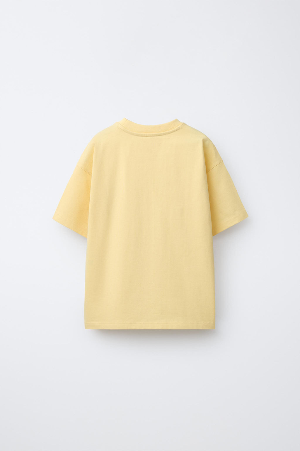 CAMISETA HEAVY WEIGHT TEXTO / Amarillo - Zara фото 2