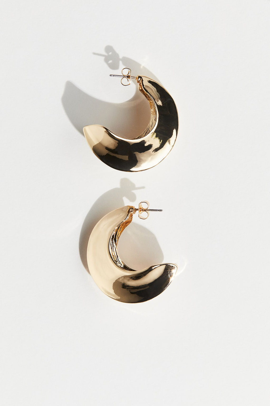 Pendientes de aro con diseno en punta - H&m фото 2
