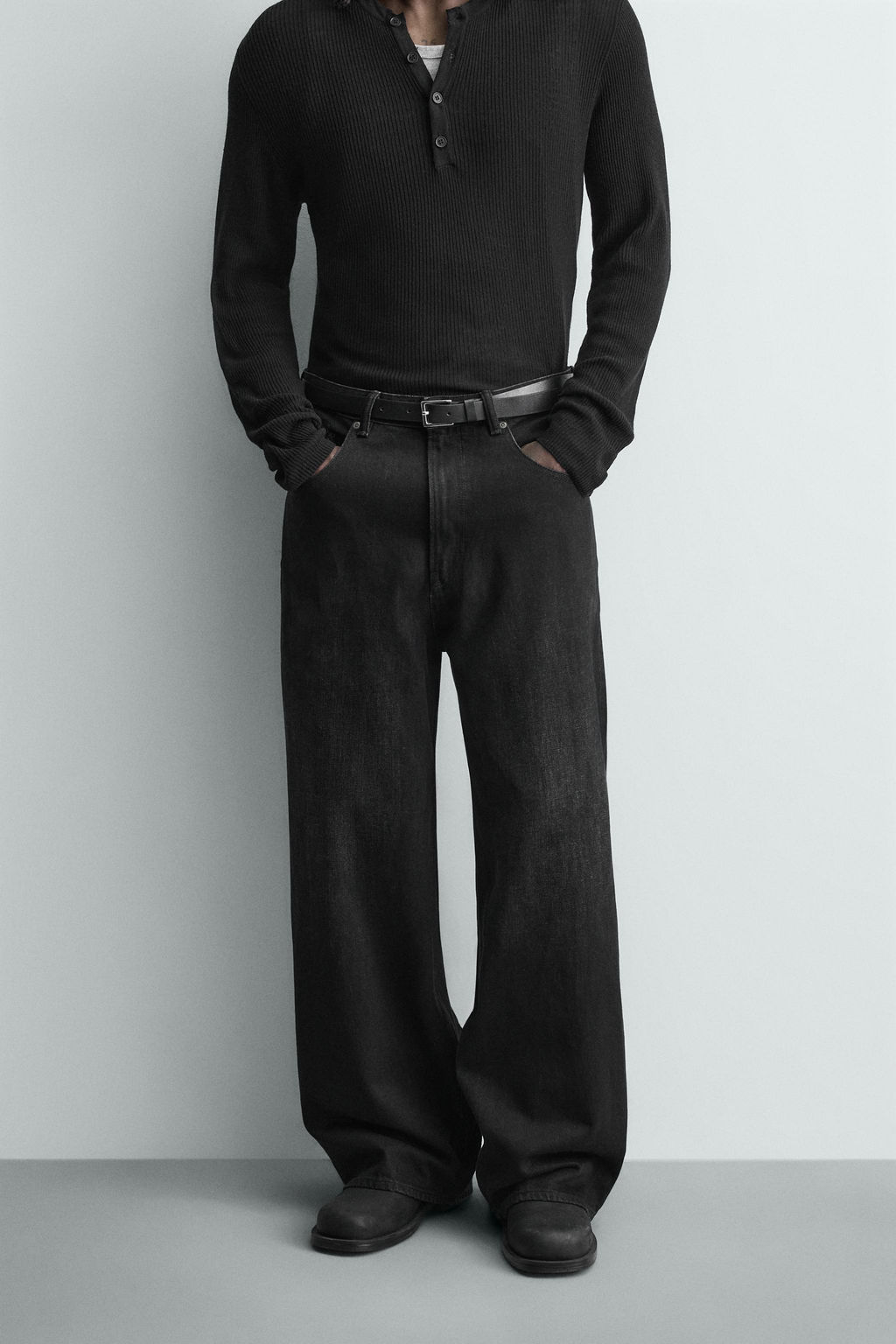 JEANS BAGGY FIT / Negro - Zara фото 2