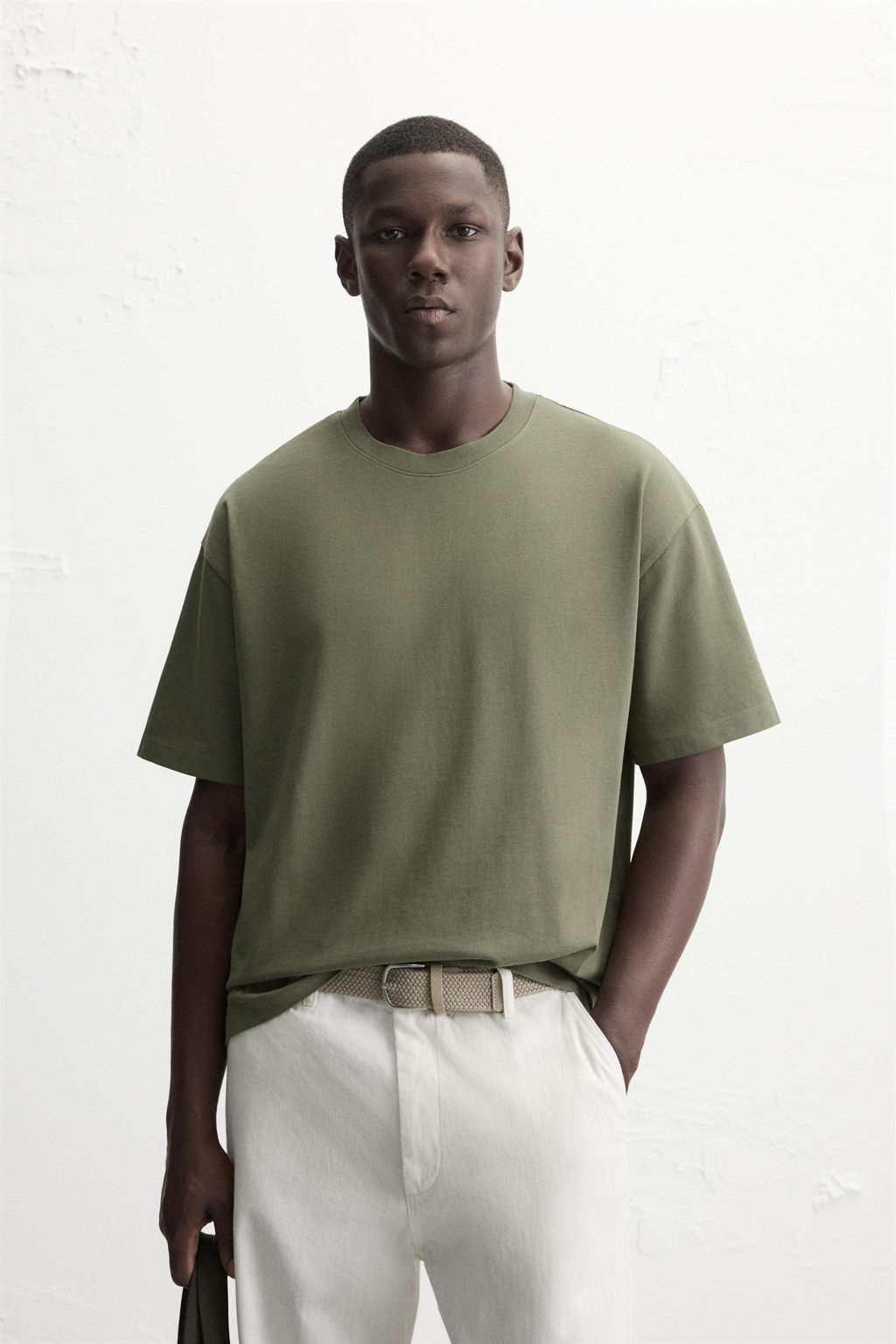 BASIC HEAVYWEIGHT T-SHIRT - Zara фото 2